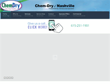 Tablet Screenshot of chemdryofnashville.com